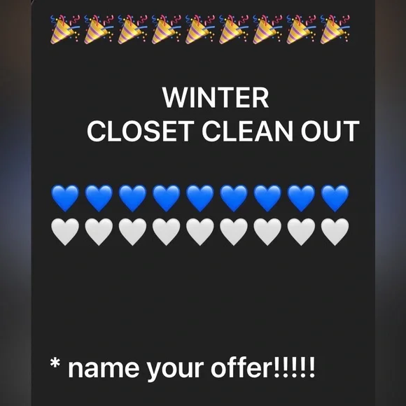 Winter Closet Clean Out
Make a bundle
Name your offer
LetsGO……….!!!!!!! - Picture 1 of 2
